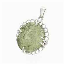 Ciondolo Argento con codice moldavite 26-210