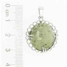 Ciondolo Argento con codice moldavite 26-210