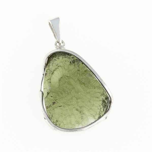 Ciondolo Argento con codice moldavite 26-214