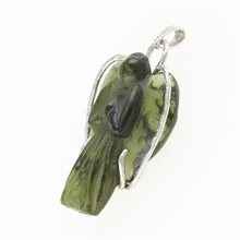 Ciondolo in argento con codice moldavite - angelo 26-258