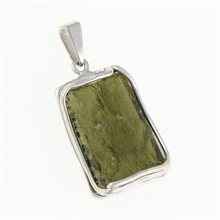 Ciondolo Argento con codice moldavite MS26-281