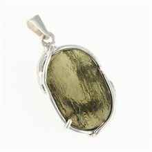 Ciondolo Argento con codice moldavite MS26-285