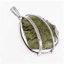 Ciondolo dorato con codice moldavite 8561