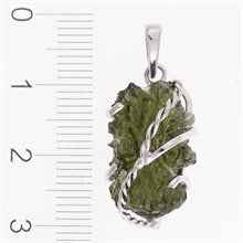 Ciondolo dorato con codice moldavite 8569
