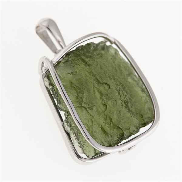 Ciondolo dorato con codice moldavite 8602