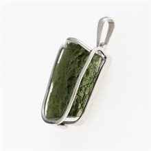 Ciondolo dorato con codice moldavite 8602