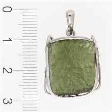 Ciondolo dorato con codice moldavite 8602