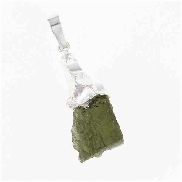 Ciondolo con moldavite 038 naturale