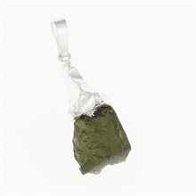 Ciondolo con moldavite 038 naturale