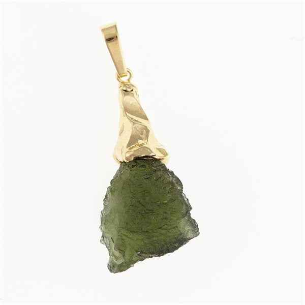 Ciondolo con moldavite 040 naturale