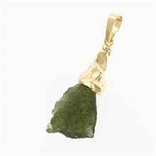Ciondolo con moldavite 040 naturale