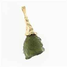 Ciondolo con moldavite 040 naturale