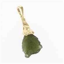 Ciondolo con moldavite 040 naturale