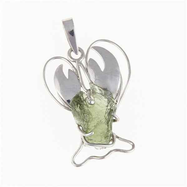 Ciondolo Argento con moldavite – Cancer 011