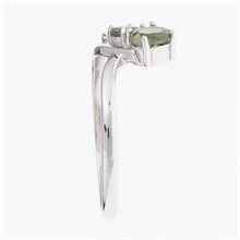 Anello Argento con moldavite 267