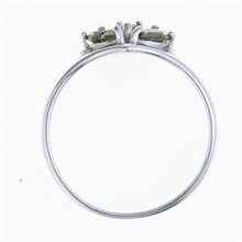 Anello in argento con Moldaviti 513