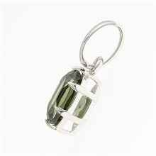 Ciondolo Argento con moldavite 32