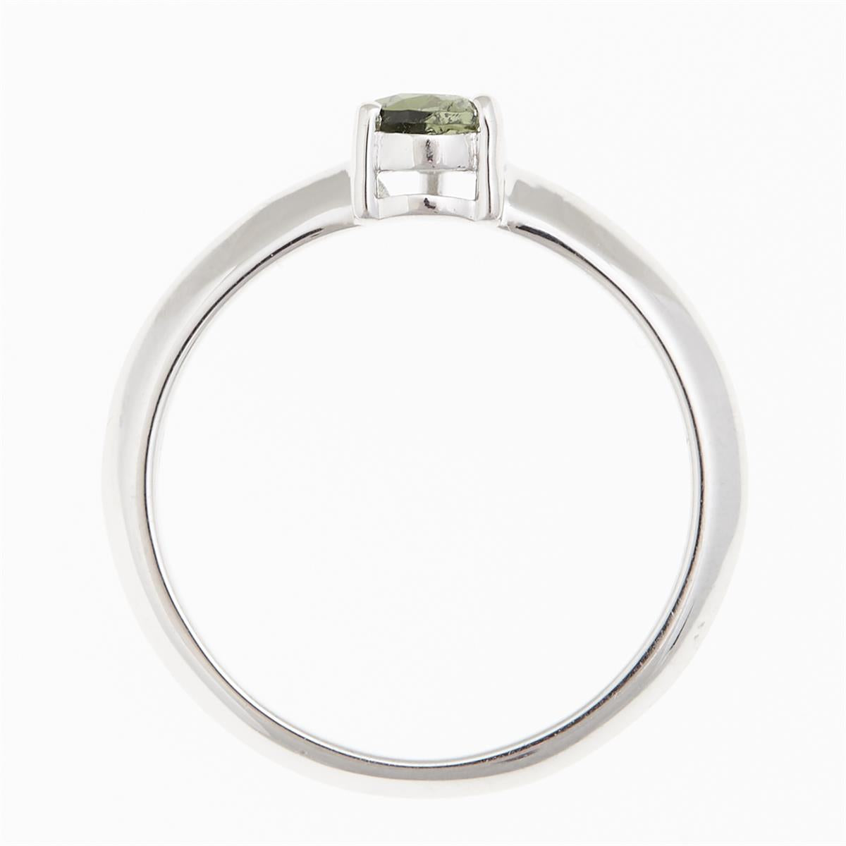 Silver ring mit moldavite R10