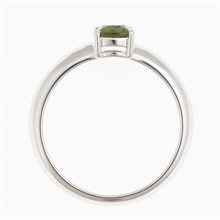 Anello Argento con moldavite R12