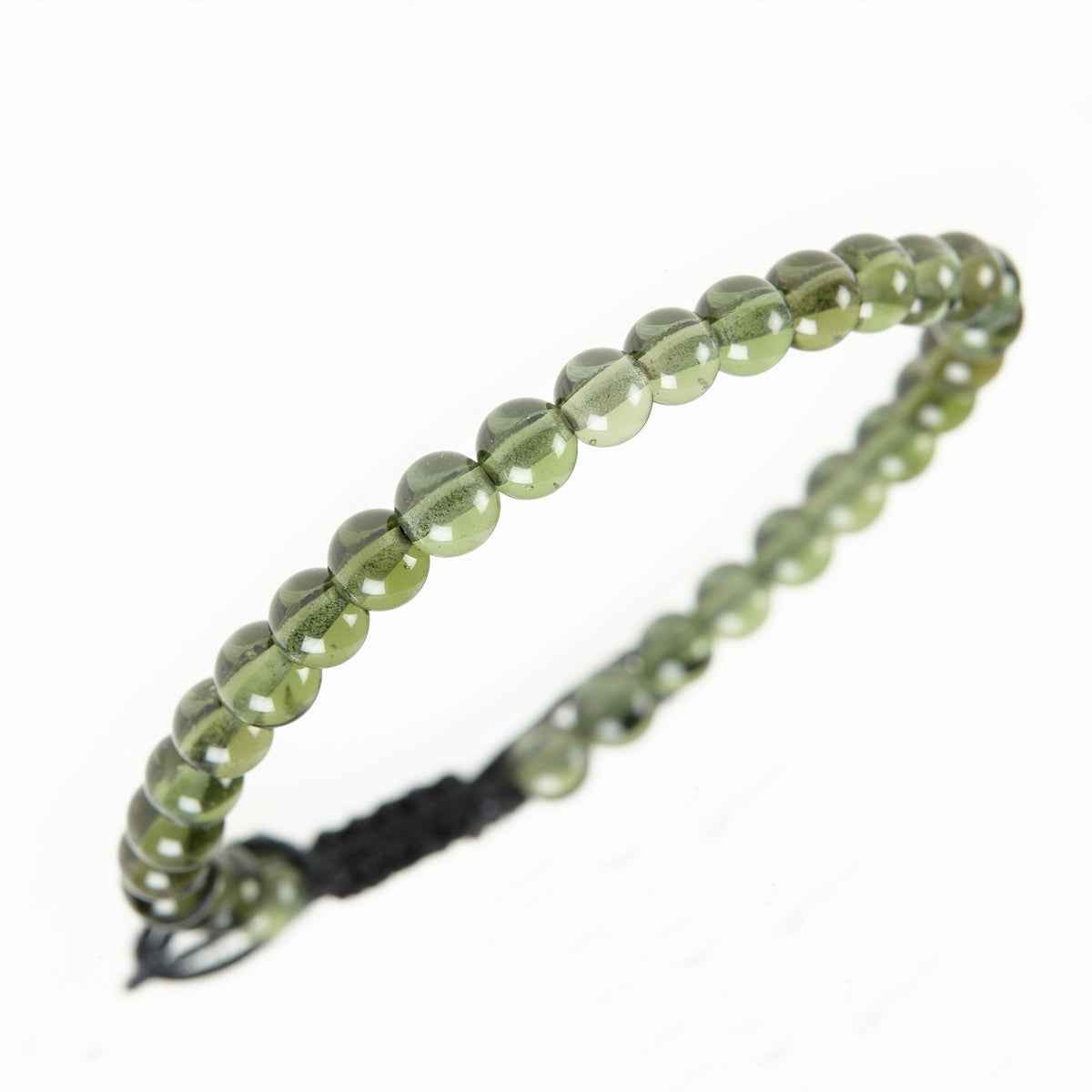 Bracciale con moldaviti tagliate 188