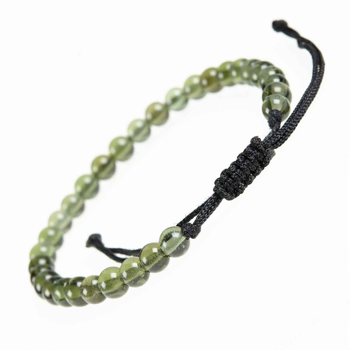 Bracciale con moldaviti tagliate 188