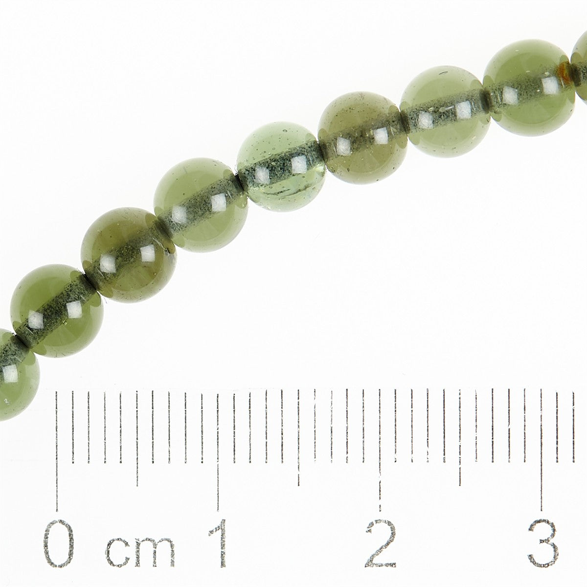 Bracelet with cutmoldavites 188