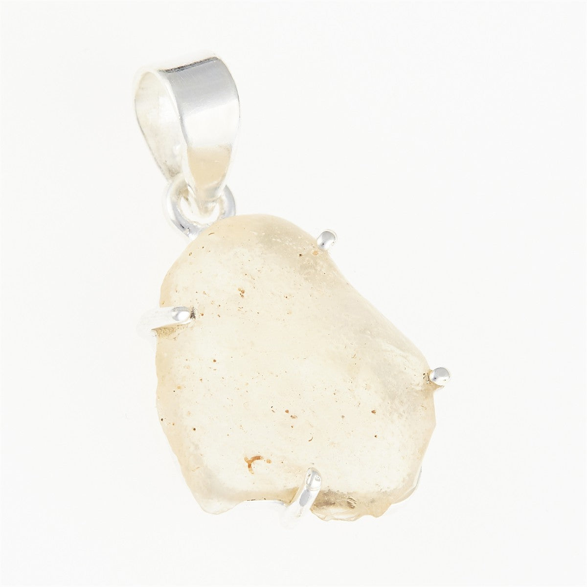 Silver pendant with Libyan glass SATLDG001
