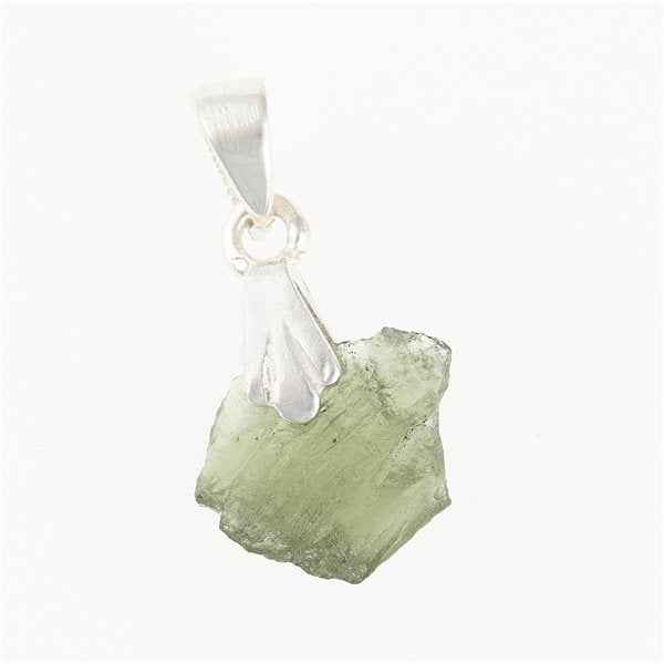 Ciondolo Argento con codice moldavite 001-10