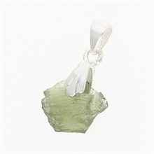 Ciondolo Argento con codice moldavite 001-10