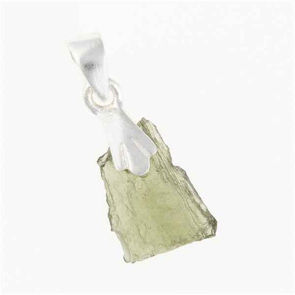 Ciondolo Argento con codice moldavite 001-12