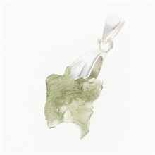 Ciondolo Argento con codice moldavite 001-13