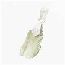 Ciondolo Argento con codice moldavite 001-15