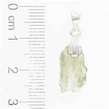Ciondolo Argento con codice moldavite 001-15