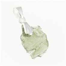 Ciondolo Argento con codice moldavite 001-2