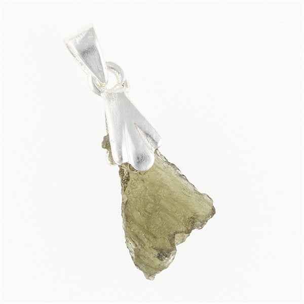 Ciondolo Argento con codice moldavite 001-4