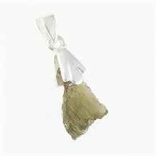 Ciondolo Argento con codice moldavite 001-4