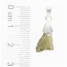 Ciondolo Argento con codice moldavite 001-4