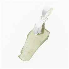 Ciondolo Argento con codice moldavite 001-7