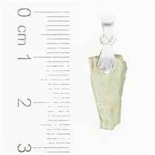 Ciondolo Argento con codice moldavite 001-7