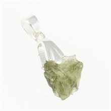 Ciondolo Argento con codice moldavite 001-8
