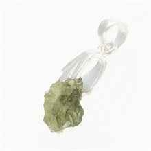 Ciondolo Argento con codice moldavite 001-8
