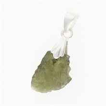 Ciondolo Argento con codice moldavite 001-9
