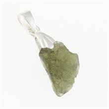 Ciondolo Argento con codice moldavite 001-9