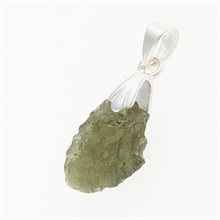 Ciondolo Argento con codice moldavite 001-9