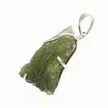 Ciondolo Argento con codice moldavite SM12009