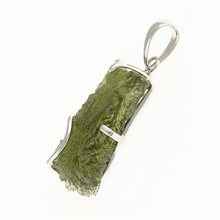 Ciondolo in argento con codice moldavite SM12013