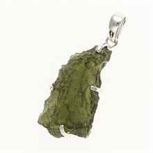 Ciondolo in argento con codice moldavite SM12021