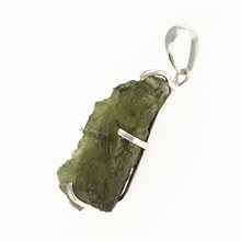 Ciondolo in argento con codice moldavite SM12021