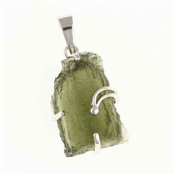 Ciondolo Argento con codice moldavite SM12060
