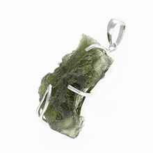 Ciondolo in argento con codice moldavite SM12089